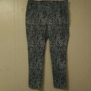Animal Print Jegging Pants